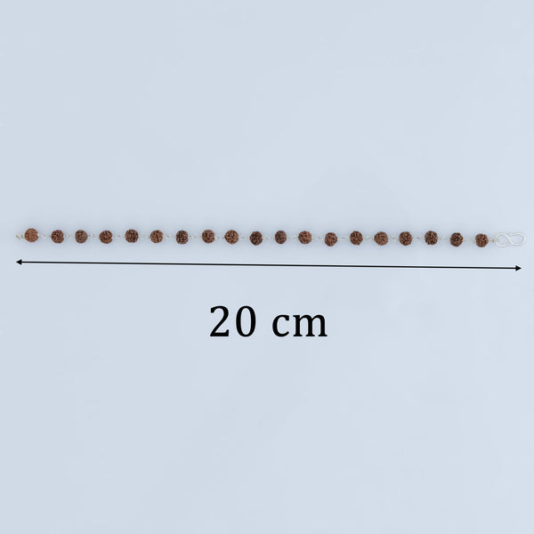 Shiv Aura Rudraksha Bracelet Sterling Silver Spiritual Bracelet