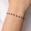 Minimalist Black Bead Bracelet