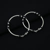 Silver Black Beads Kada for Baby
