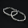 Silver Glamorous Colourful Gems Bangles