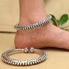 Silver Kada Payal with Attractive Traditional Style