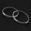 Silver Radical Two Storm Wave Bangles