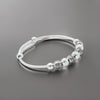 925 Silver Premium Spiral Beaded Silver Hand Kada for Baby Boy