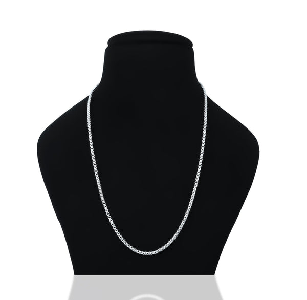 Silver Vintage Stylish Rolo Chain for Him - Aggarwal jewels
