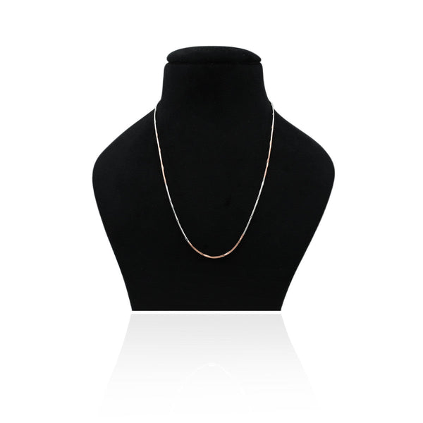 Silver Gold Rose Loop Chain