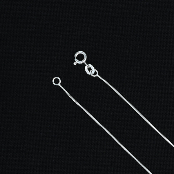 Silver Center CZ Oval Design Gem Stone Chain Pendant for Girls