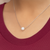 Dainty Silver Chain with Pearl Pendant