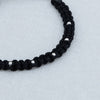 Handmade Black Thread Bracelet with Silver Beads - Aggarwal jewels