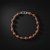Shri Kedar Ruj Edition Silver Rudraksha Bracelet - Aggarwal jewels