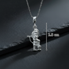 Sankat Mochan Hanuman Pendant in Pure Silver - Aggarwal jewels