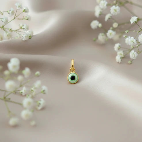 Silver Evil Eye Different Colors Pendant Necklace for Protection - Aggarwal jewels