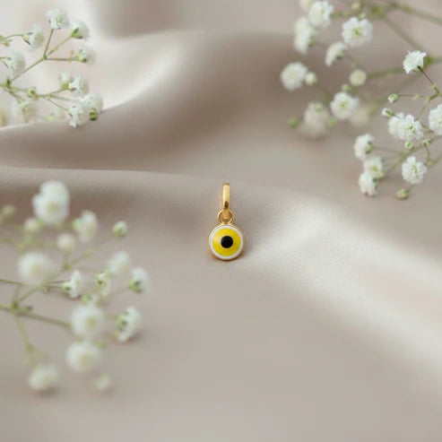 Silver Evil Eye Different Colors Pendant Necklace for Protection - Aggarwal jewels