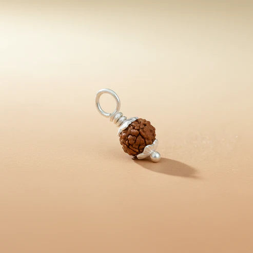 Silver Rudraksha Classic Pendant - Aggarwal jewels