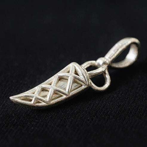 Silver Sword( talwar, chaku ) With Sheath Pendant - Aggarwal jewels